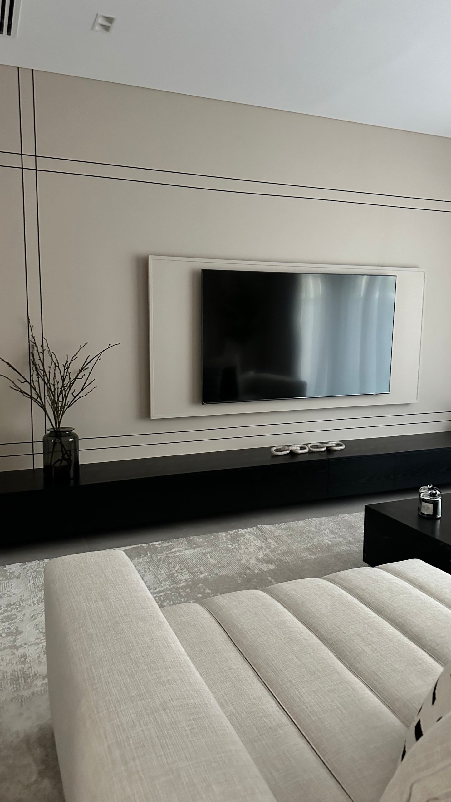 The Noir Luxe Media Wall