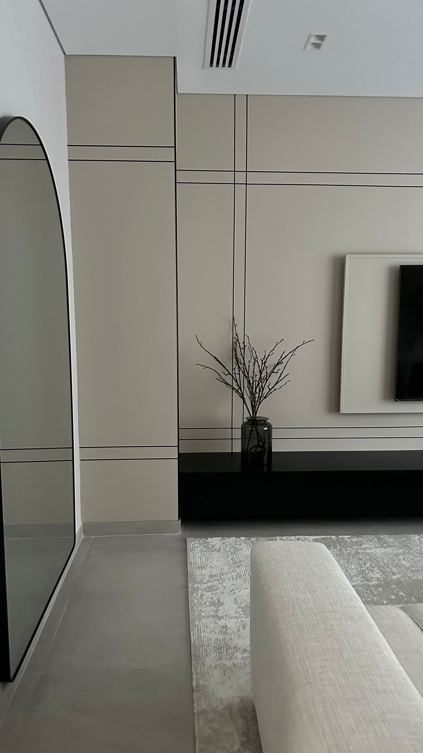 The Noir Luxe Media Wall