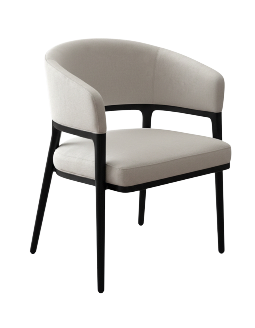 Elegant Travertine Dining Table – Timeless Brown & Beige Beauty