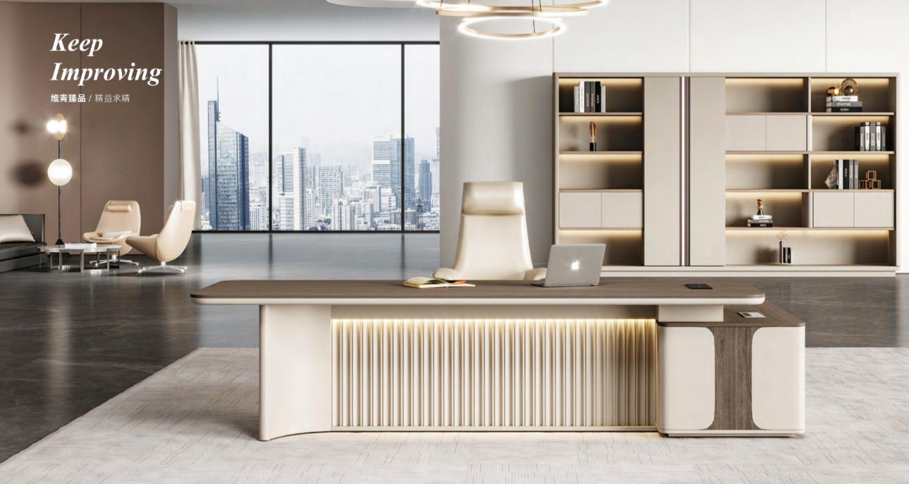 Revive Urban Command Desk – Bold Form with Timeless Appeal