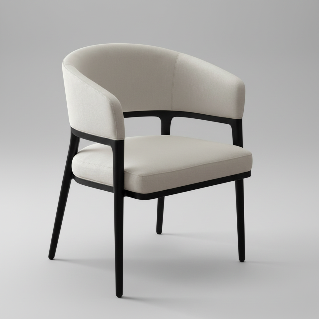 Elegant Travertine Dining Table – Timeless Brown & Beige Beauty