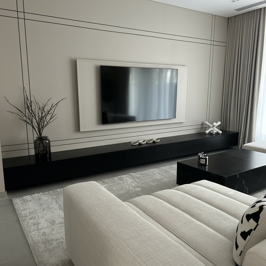 Lux Media Wall Console