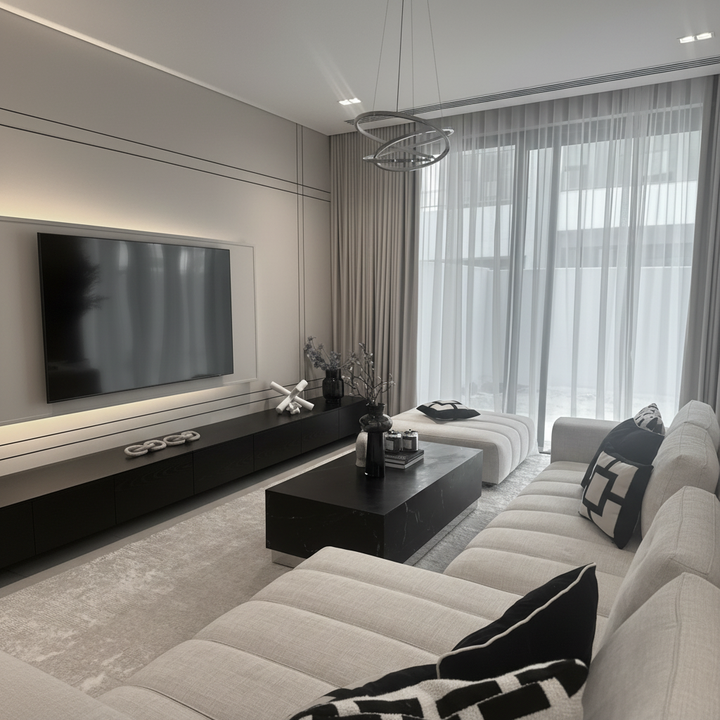 Lux Media Wall Console
