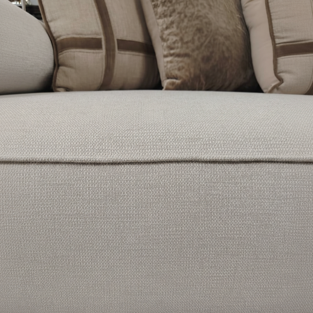 Soft Sculpted Modular Lounge Sofa – Textured Ivory