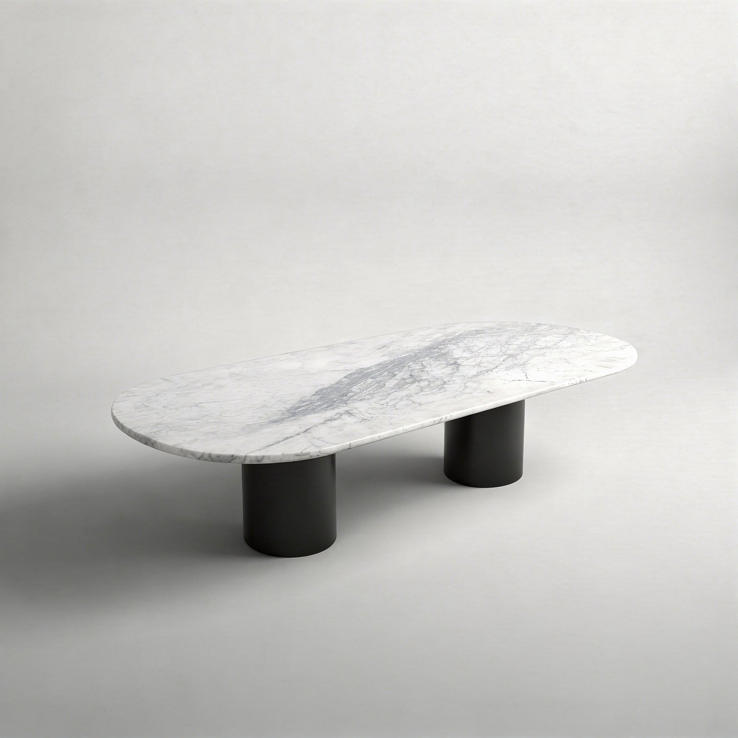 Revive Luxe Custom Marble Dining Table – White Elegance